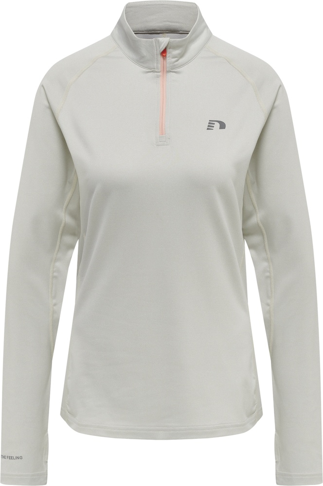 NewlineDamenT-ShirtWomen12ZipLSOysterMushroomMelange-XXL