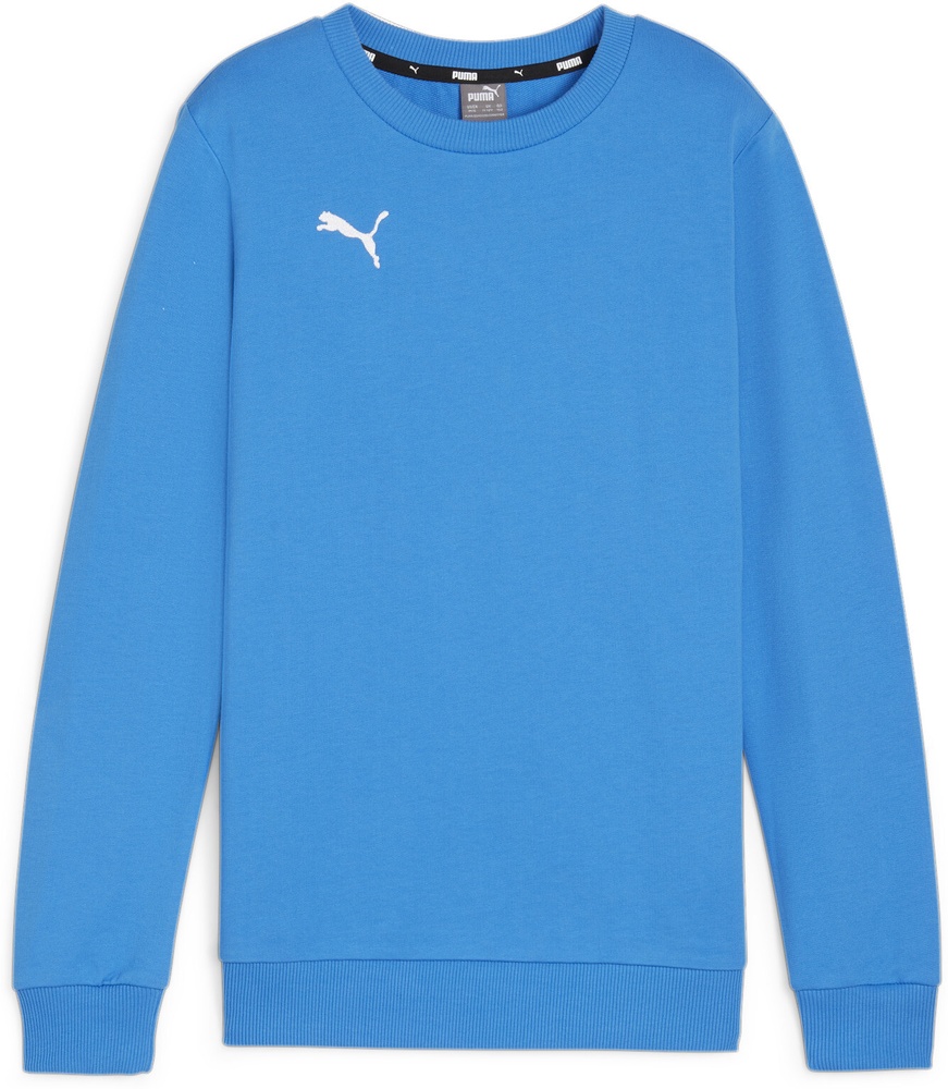 PumaKinderCrewSweatshirtTeamGoalCasuaLongsleeveCrewNeckSweatJr658593IgniteBlue-PumaWhite-128