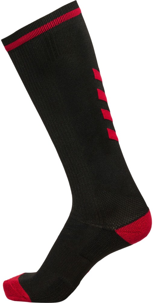 HummelSockenEliteIndoorSockHighBlackRed-27-30